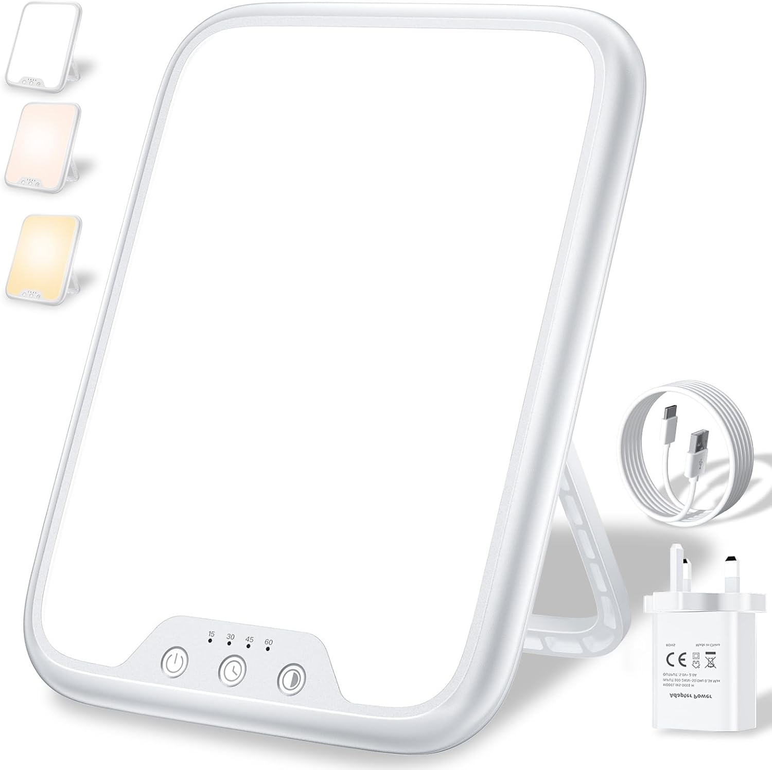 SAD Lamp, 10000 Lux Light Therapy Lamp for Depression, Sad Light Uv-Free