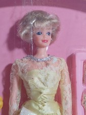 VTG Royal Diana Celebertiy Doll Way Out Toys Collectible Rare Butter Lace Gown