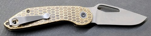 Luft Concepts AVNT M390 Aged Honeycomb Brass Zirconium Lynch Factory Edge + Swag