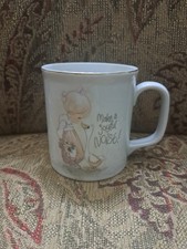 Precious Moments 4.25 in Tall Porcelain Collector Cup "JULIE" Vintage 1989