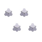 4 Pcs Box Corner Protector Hardware Tool Cabinet Accessories Metal