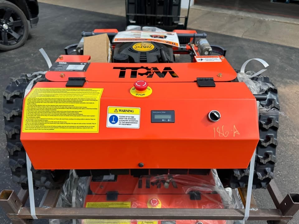 TPM Industrial Robotic Remote Control Lawn, Hill, Bank Mower / Tracked ...