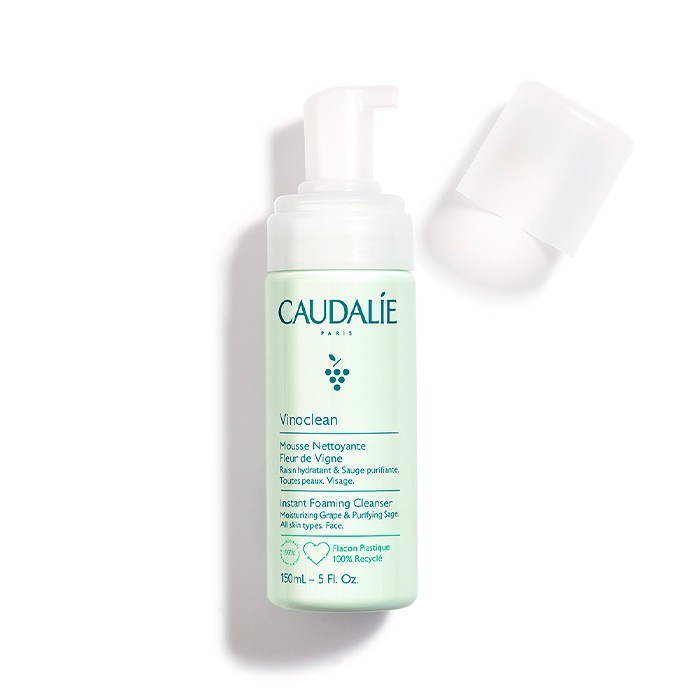Caudalie Italia Srl Caudalie Vinoclean Schiuma Detergente - Mousse Struccante E Purificante - 150 Ml - Immagine 5