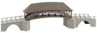H0 / Faller 191774, Bausatz Alte HolzbrüCke, 370 X 83 X 110 Mm