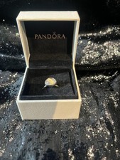Pandora Silver Moonstone Ring White Stone 190609MS S925 ALE Size 49