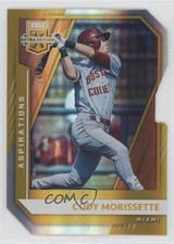 2021 Elite Extra Edition Aspirations Gold Die-Cut 14/24 Cody Morissette #52 11jg