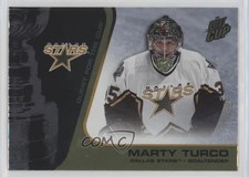 2002-03 Pacific Quest for the Cup Gold 64/325 Marty Turco #30 4ry