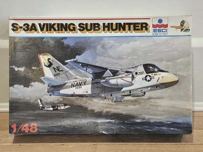 *New* 1980s ESCI Lockheed S-3A Viking Sub Hunter 1/48 Kit #4051 - NIB!