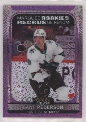 2021 O-Pee-Chee Platinum Violet Pixels 24/299 Lane Pederson #265 Rookie RC 18ug