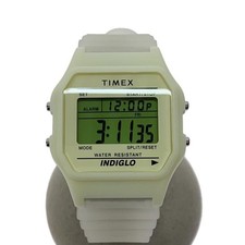 Import duty included for US buyers Timex Quartz Digital Watch Gray Red Plastic
