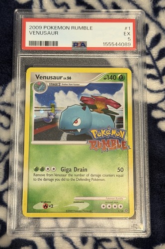 Venusaur graded PSA 5 for sale on eBay