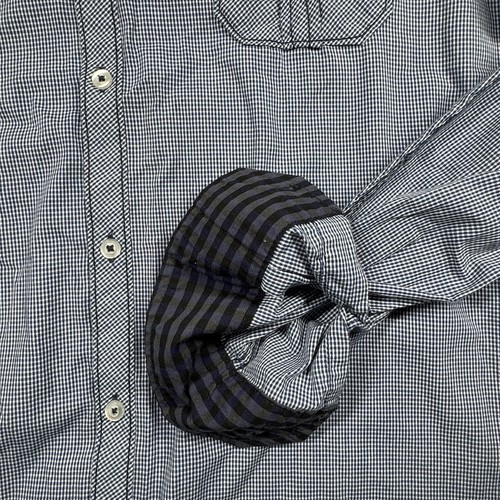 Michael Brandon Button Up Shirt Mens XL Blue Long Sleeve Cotton Blend Preppy - Picture 5 of 7