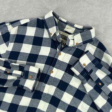 Chubbies Flannel Shirt Mens Large Plaid Long Sleeve Casual Outdoor Adventure