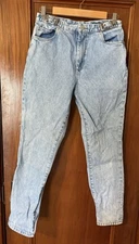 Blank NYC The Bleecker Ultra High Rise Buckle Straight Leg Blue Jeans 28 Western