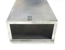 6063 Aluminum Rectangular Tube 2" X 4" X 1/4" Wall 12" Piece
