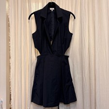 Tobi Black Opencut Dress
