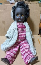 Vintage Doll Made in England In Knitted Outfit RODDY Approx 16in 1960s