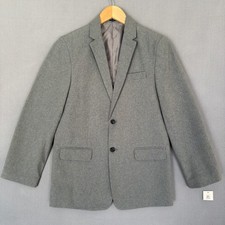 Nautica Boys Youth Blazer Jacket Gray Size 18R 2 Button Lightweight Lined NWOT