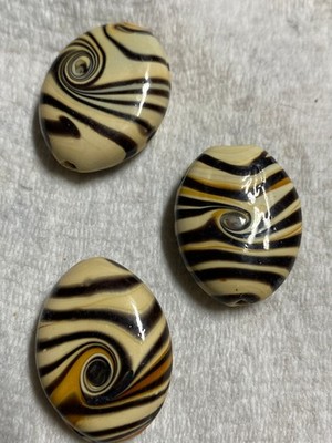 Vintage Handmade Oval LampWork Beads 16mm to 35mm