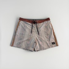 Hurley Phantom Natural Sessions 16" Boardshorts Men's Size 36 Gray Print