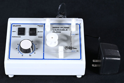 Fisher Scientific 13-876-4 Peristaltic Bi-Directional Variable Flow Mini-Pump