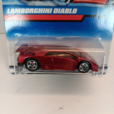 1997 Lamborghini Diablo 781 19950 Hot Wheels Card Error No Number