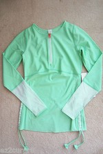 Lululemon Water Surf Sand Rashie Dragon Fly Lemon Lime Green Swimwear 4