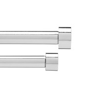Umbra Cappa Double Curtain Rod, Chrome Umbra Cappa Double Curtain Rod, Chrome