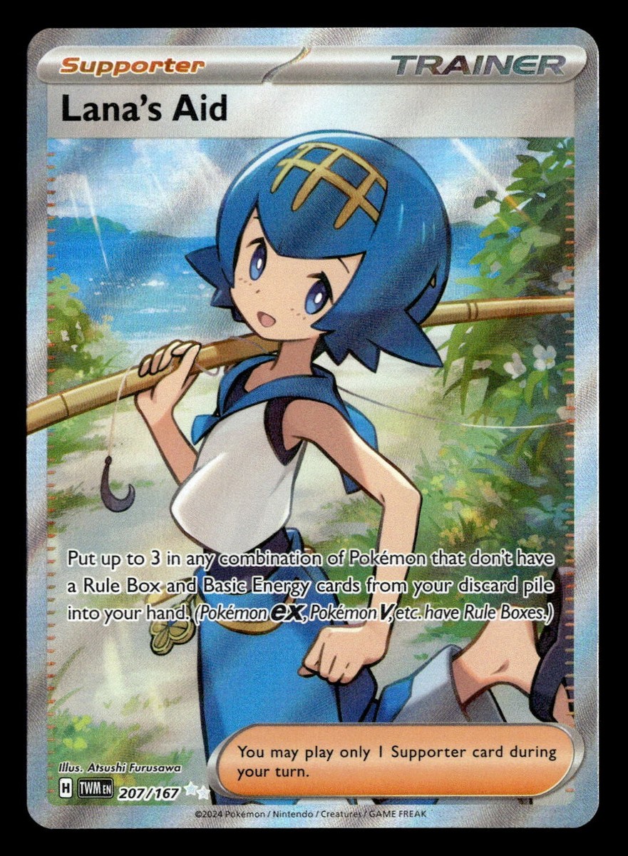 Lana's Aid (Ultra Rare) 207/167 Pokémon Scarlet & Violet Twilight