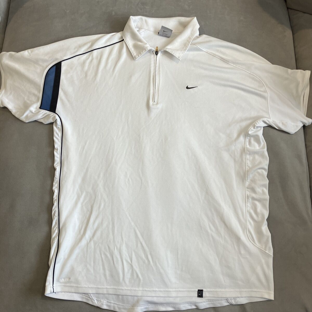 Vintage - Nike Challenge Court Tennis - Quarter Zip Polo Vintage - Nike Challenge Court Tennis - Quarter Zip Polo