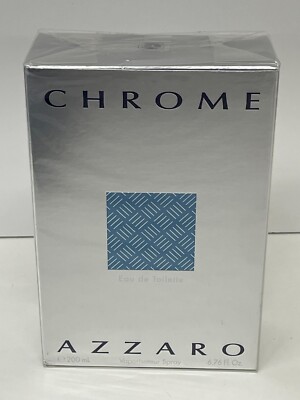 CHROME * Azzaro * Cologne for Men * 6.76 Oz  / 200 ML  * NEW PACKAGING.