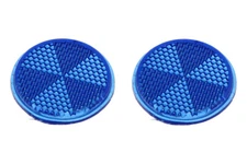 ALTALINE Bicycle Pair Mirror Reflector 42mm Blue