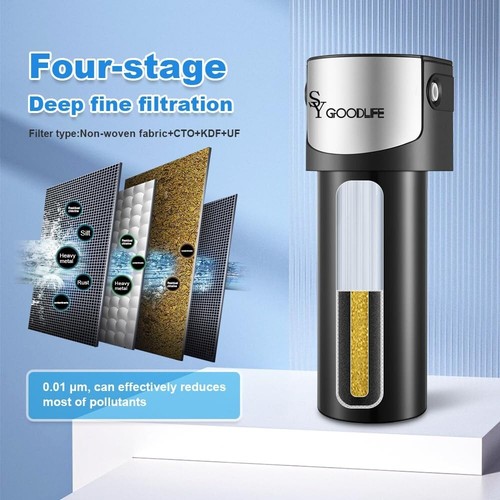 Sistema de filtración purificador de agua debajo del fregadero SYGOODLIFE 0,01 micras UF - Imagen 2 de 7