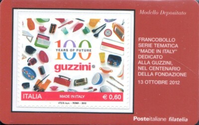 2012 Italy Republic Guzzini Cards MNH