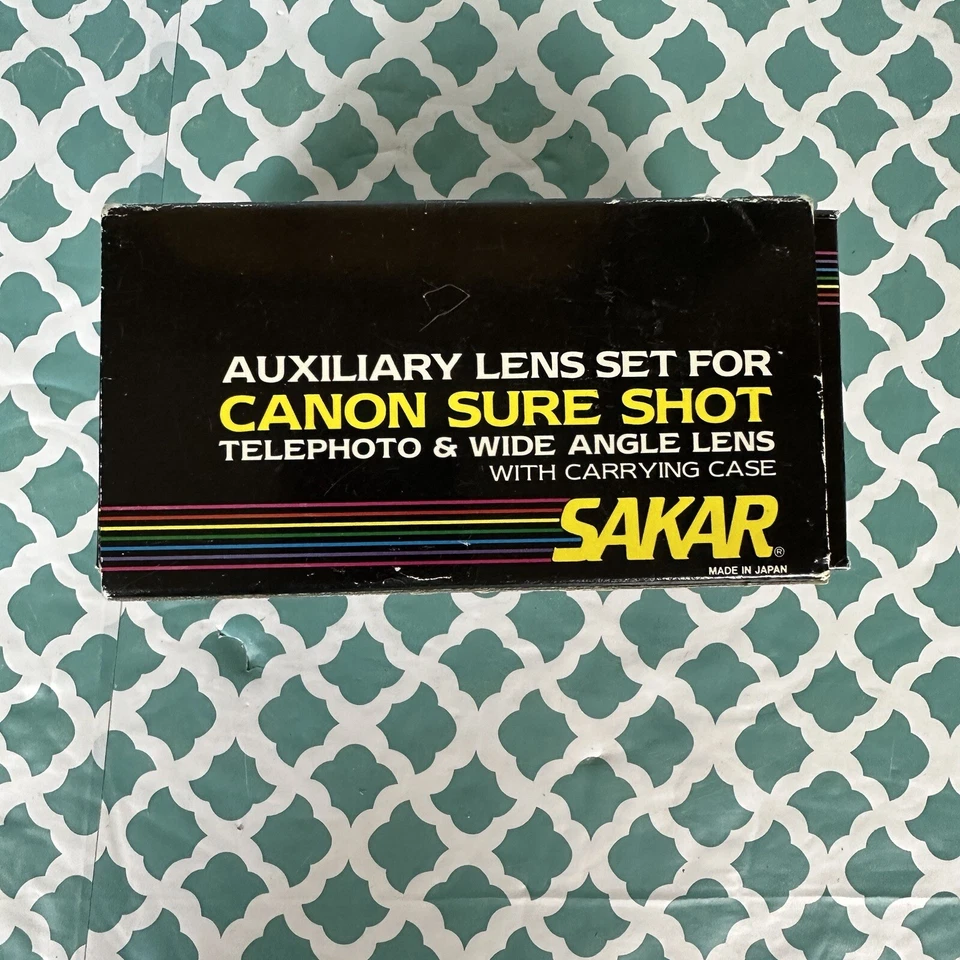 Sakar Vintage Auxillary Lens For Canon Sure shot Telephoto and Wide Angle - Image 3 of 4