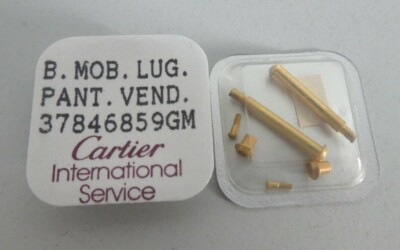 CARTIER SANTOS VENDOME18k YELLOW GOLD 3 WATCH LINK SCREWS, NEW 37846859GM (CA2)