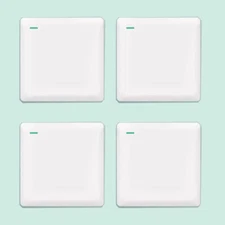 4Pcs Waterproof Surface Mounted Switch Panels 10A Nonporous Toggle Switch Panels