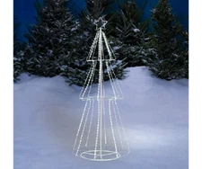 Winter Wonder Lane 75" LED White Metal Tree