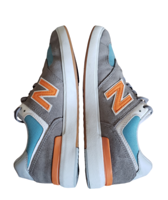 New Balance All Coast Shoe\'s Men\'s Sneakers AM574PGO (Grey/Orange) Size 8 2E New Balance All Coast Shoe main image 3