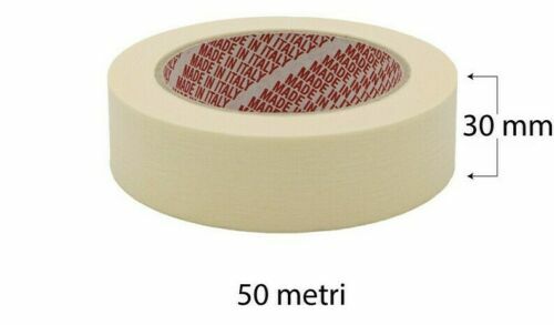 60 ROLLS PAPER TAPE 30x50 METERS STICKER RUBBERIZED PAPER MADE IN ITALY - Picture 2 of 2
