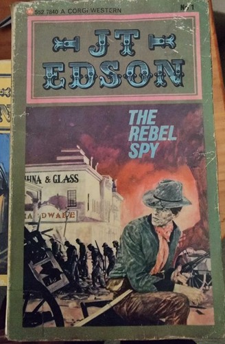 Vintage Book J.T.EDSON no 1 the rebel Spy no2 - 第 1/2 張圖片