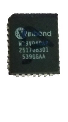 BIOS CHIP: Winbond W39V040AP.  From ASUS A8N SLI Deluxe