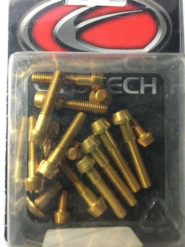 Kit Viteria Motore in Ergal Oro 16 Viti per Ducati Monster 1200 e Monster 1200 R - 第 1/3 張圖片