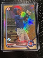 Alexis Hernandez 2022 Bowman Draft 1st Edition GOLD Foil SP /50