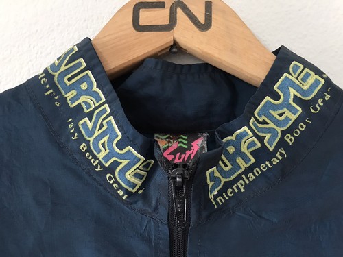 Men’s Vintage Surf Style Pullover Windbreaker Jacket One Size Fits All Body Gear - Picture 5 of 14