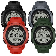 Mens Sports Watch Waterproof LED Backlight Digital Military Tactical Wristwatch