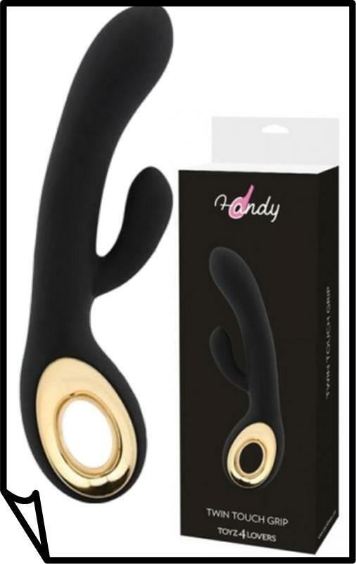 Vibratore doppio rabbit vaginale in silicone dildo vibrante rabbit nero