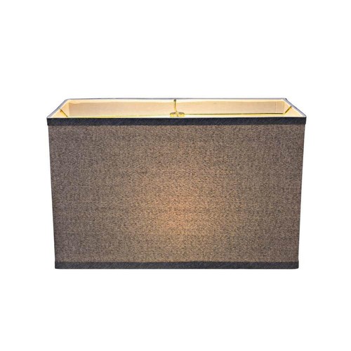 Aspen Creative Corporation Lamp Shades 16"x10" Fabric Rectangular Hardback Gray - Picture 4 of 6