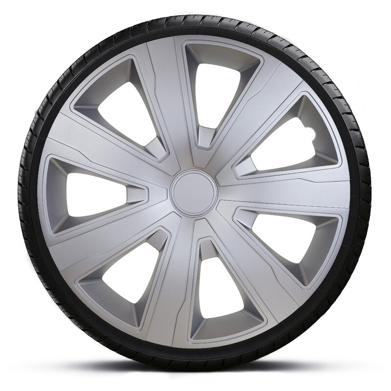 Copricerchi Auto Style 12 Pollici Argento - Set Di 4 Per Carrozzeria Moderna E Pulita - Foto 12