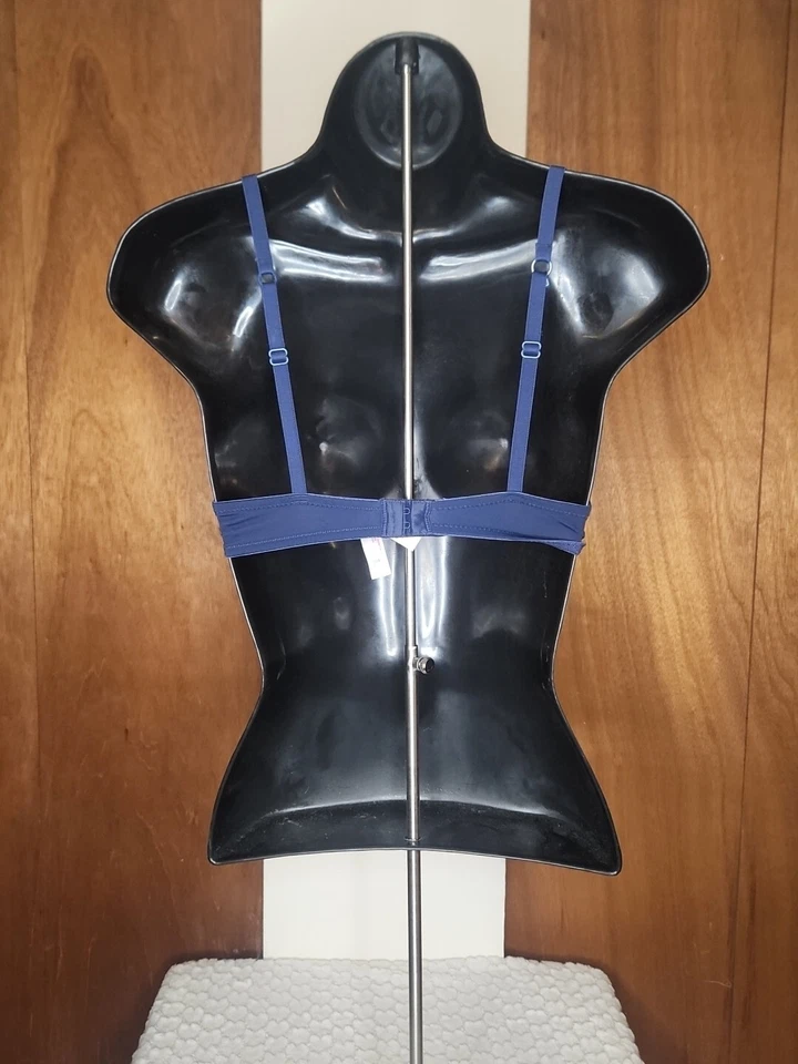 Xhilaration Mujer Azul Oscuro Perfecto Camiseta Sujetador Talla 34A Lencería Íntima Foto 2 de 3